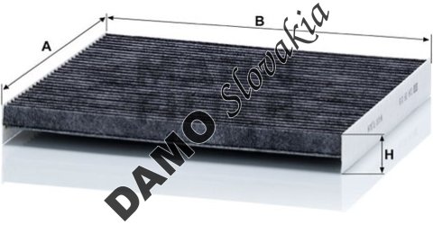 Kabínový filter MANN FILTER CUK 26 019