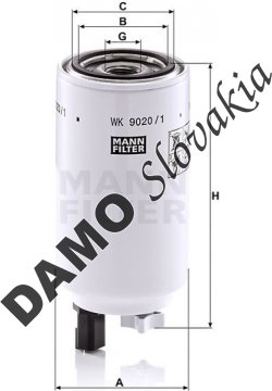 Palivový filter MANN FILTER WK 9020/1 x