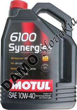 MOTUL 6100 SYNERGIE+ 10W-40 - 5l
