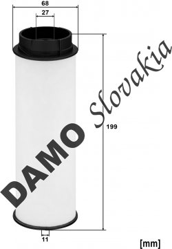 Palivový filter MANN FILTER PU 7023 z