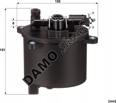 Palivový filter MANN FILTER  WK 12 001/1