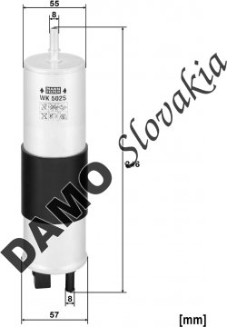 Palivový filter MANN FILTER  WK 5025