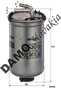 Palivový filter MANN FILTER  WK 8086