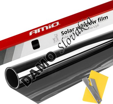 AMIO fólia na okná Black 0,75x3m 30%