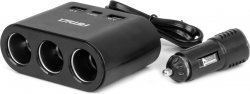 AMIO Predlžovacia zásuvka 2x USB-A 1x USB-C 12/24V 120W 70cm