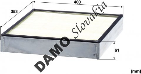 Kabínový filter MANN FILTER CUD 40 018