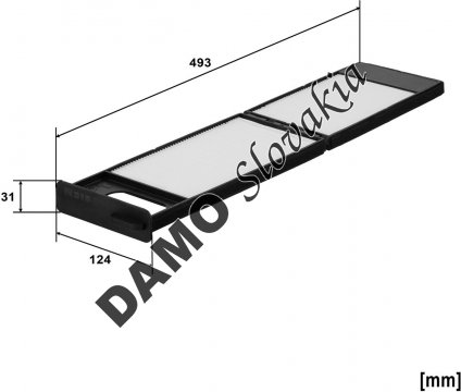 Kabínový filter MANN FILTER CUD 50 009
