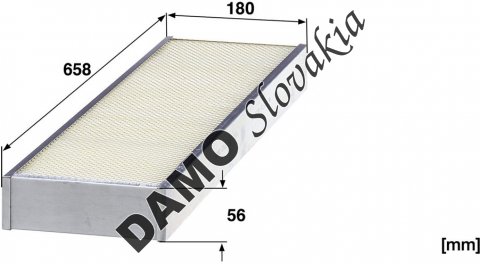 Kabínový filter MANN FILTER CUD 66 004