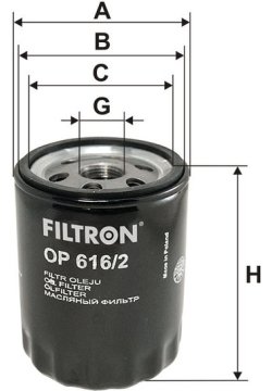 Olejový filter FILTRON OP 616/2
