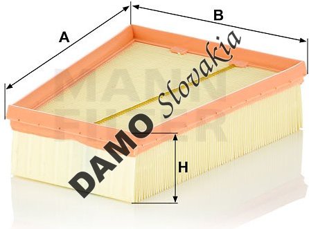 Vzduchový filter MANN FILTER C 25 115