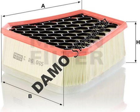 Vzduchový filter MANN FILTER C 26 065
