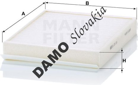 Kabínový filter MANN FILTER CU 25 027