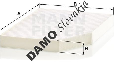 Kabínový filter MANN FILTER CU 30 007