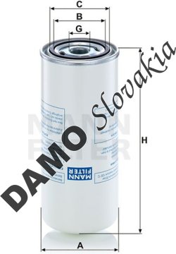 Separátor oleja MANN FILTER LB 962/8