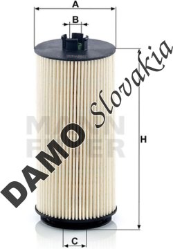 Palivový filter MANN FILTER PU 840 x