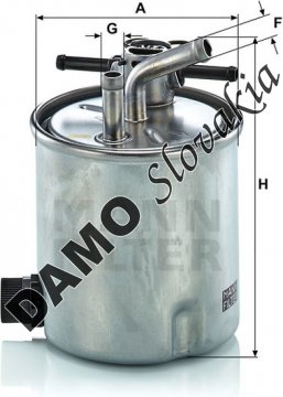 Palivový filter MANN FILTER WK 9067