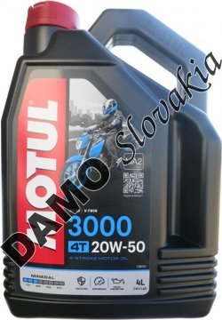 MOTUL 3000 4T 20W-50 - 4l