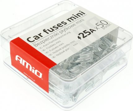 AMIO autopoistky MINI 25A - 50ks