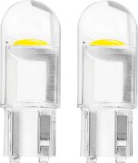 AMIO LED žiarovky STANDARD T10 W5W COB HPC 12V Clear white