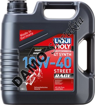 LIQUI MOLY 4T SYNTH 10W-40 STREET RACE - 4l