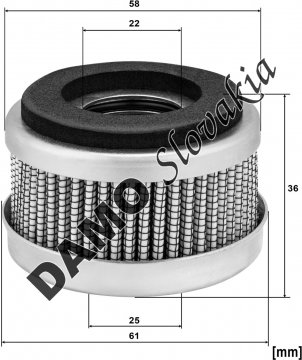 Filter odvzdušnenia MANN FILTER C 7005