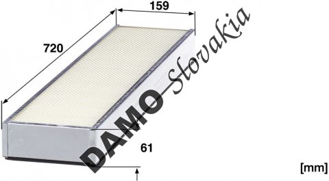 Kabínový filter MANN FILTER CUD 72 001