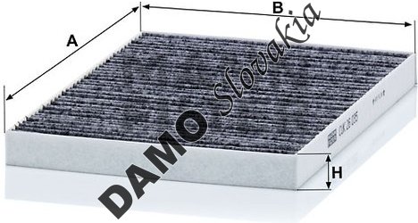 Kabínový filter MANN FILTER CUK 26 035