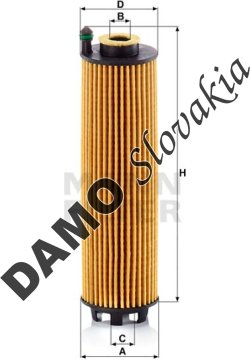 Olejový filter MANN FILTER HU 6028 z
