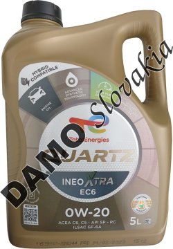 TOTAL QUARTZ INEO XTRA EC6 0W-20 - 5l