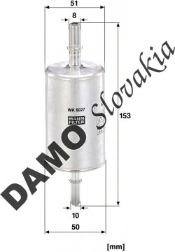 Palivový filter MANN FILTER  WK 5027