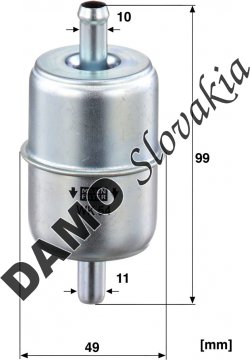 Palivový filter MANN FILTER  WK 54