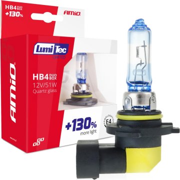 AMIO 12V/51W HB4 LumiTec +130% DUO blister