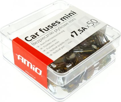 AMIO autopoistky MINI 7,5A - 50ks