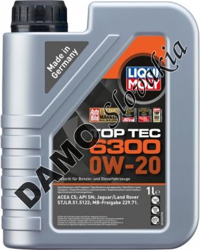 LIQUI MOLY TOP TEC 6300 0W-20 - 1l