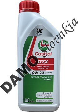 CASTROL GTX 0W-20 RN17FE - 1l