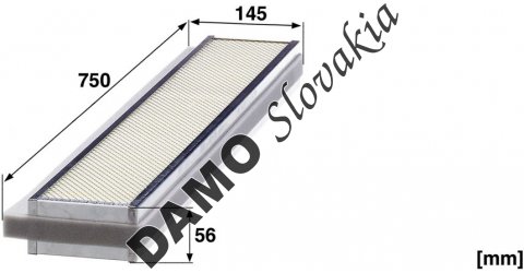 Kabínový filter MANN FILTER CUD 75 001