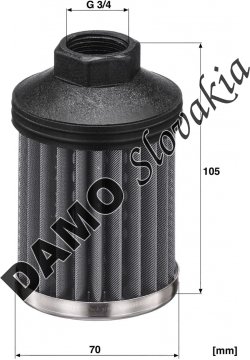 Filter hydrauliky MANN FILTER HD 7028