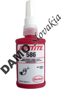 Loctite 586 50ml - utesňovanie závitov, pre mosadz a meď
