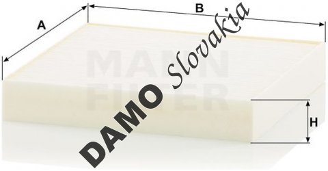 Kabínový filter MANN FILTER CU 18 009