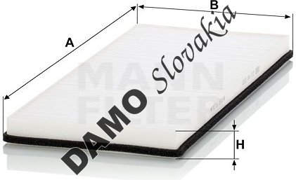Kabínový filter MANN FILTER CU 49 002