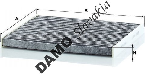 Kabínový filter MANN FILTER CUK 24 026