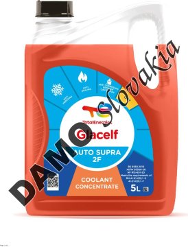 TOTAL GLACELF AUTO SUPRA 2F, nemrznúca kvapalina oranžová - 5l
