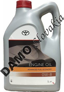TOYOTA ADVANCED FUEL ECONOMY 0W-8 - 5l