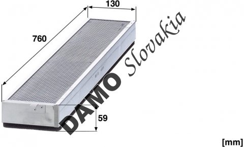 Kabínový filter MANN FILTER CUD 78 001