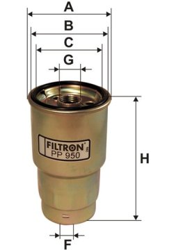 Palivový filter FILTRON PP 950