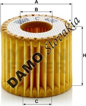 Vzduchový filter MANN FILTER C 420