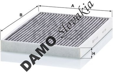 Kabínový filter MANN FILTER CUK 33 006