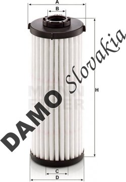 Filter automatickej prevodovky MANN FILTER H 6031 z