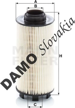 Palivový filter MANN FILTER PU 834/2 x