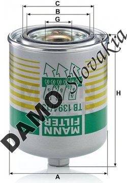 Vysúšač vzduchu MANN FILTER TB 1394/13 x